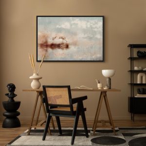 Tableau - Cranes in the Morning (1 Part) Wide