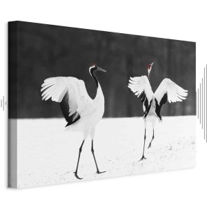 Tableau - Dancing Cranes (1 Part) Wide