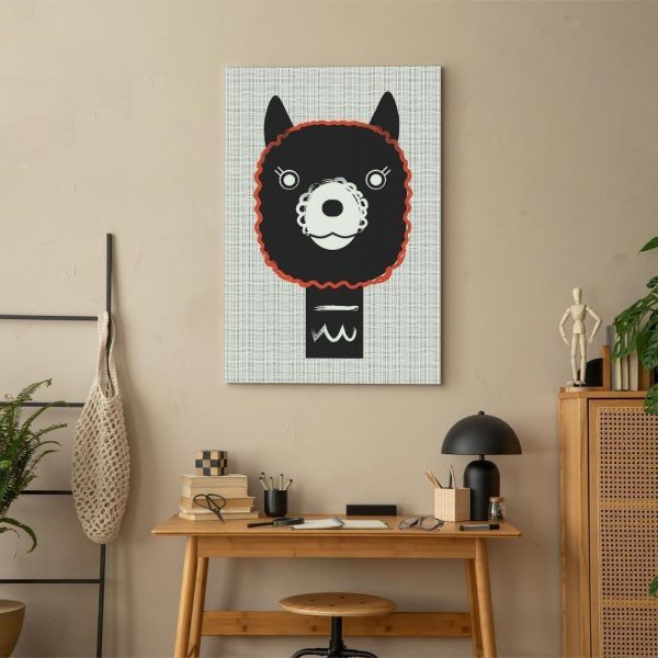 Tableau - Decorative Alpaca (1 Part) Vertical