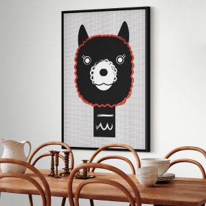 Tableau - Decorative Alpaca (1 Part) Vertical