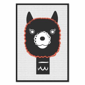 Tableau - Decorative Alpaca (1 Part) Vertical