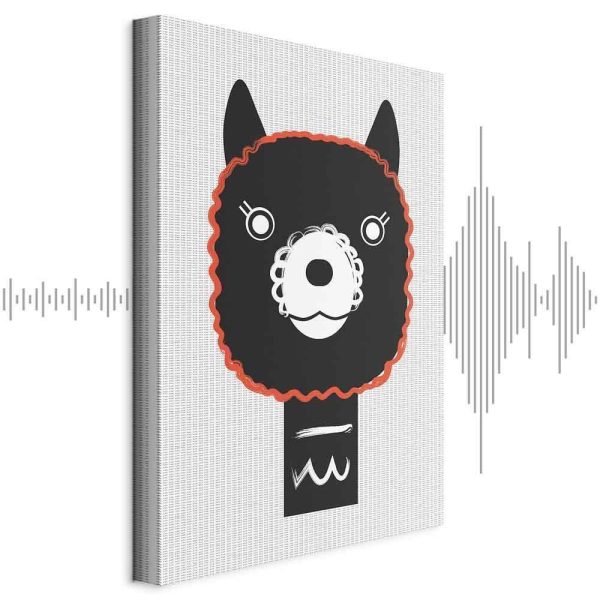 Tableau - Decorative Alpaca (1 Part) Vertical Tableau - Decorative Alpaca (1 Part) Vertical