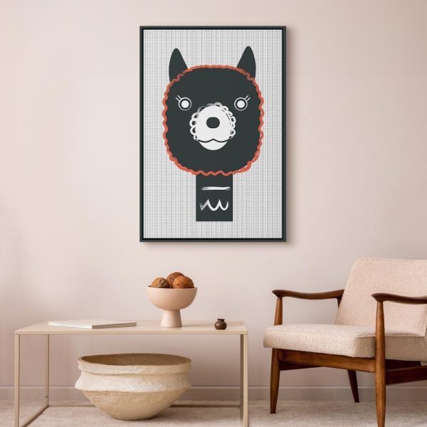 Tableau - Decorative Alpaca (1 Part) Vertical