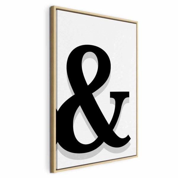 Tableau - Decorative Letter (1 Part) Vertical