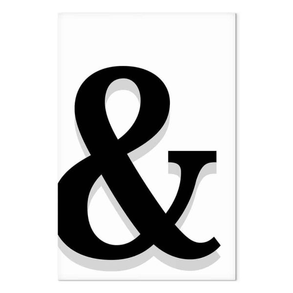 Tableau - Decorative Letter (1 Part) Vertical