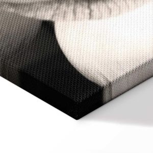 Tableau - Delicacy of Petals in Nature (1-part) - Flower in Black and White