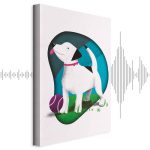 Tableau - Dog and Ball (1 Part) Vertical