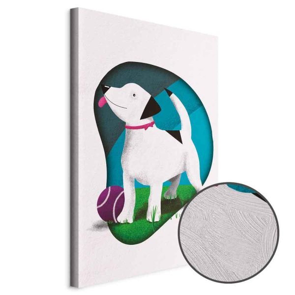 Tableau - Dog and Ball (1 Part) Vertical