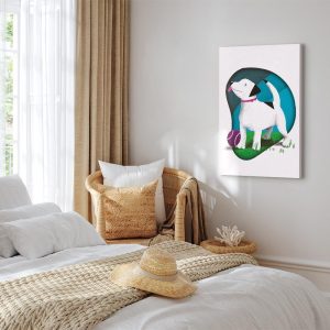 Tableau - Dog and Ball (1 Part) Vertical