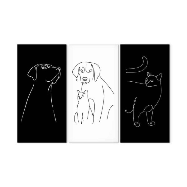Tableau - Domestic Animals (3 Parts)