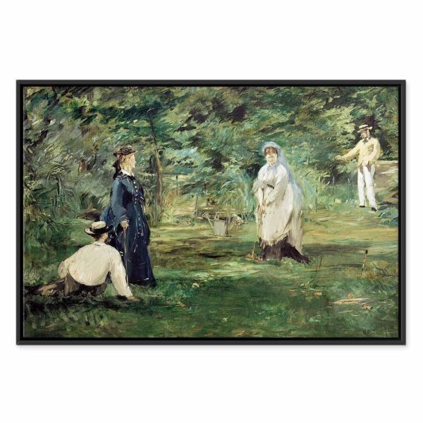 Tableau - Edouard Manet – The Croquet Party in Paris