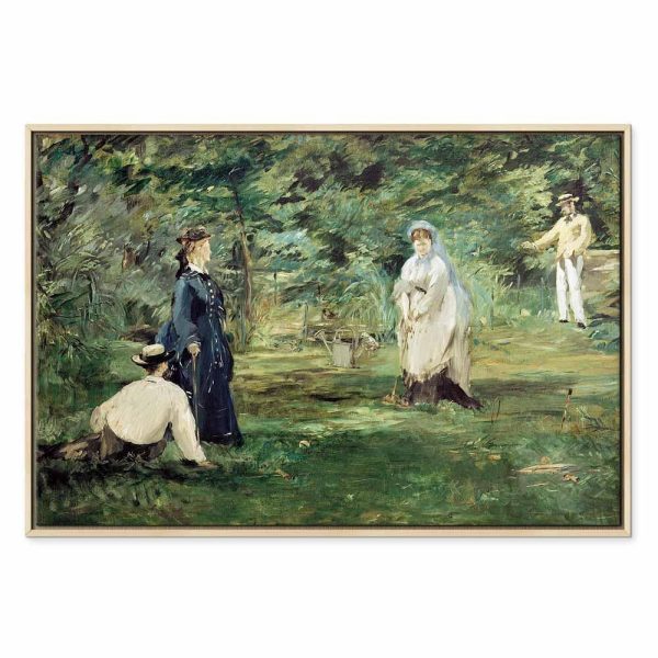 Tableau - Edouard Manet – The Croquet Party in Paris