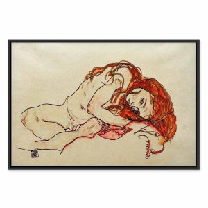 Tableau - Egon Schiele – Crouched Girl With Bowed Head