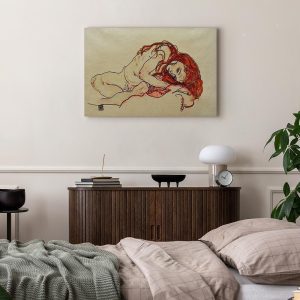 Tableau - Egon Schiele – Crouched Girl With Bowed Head