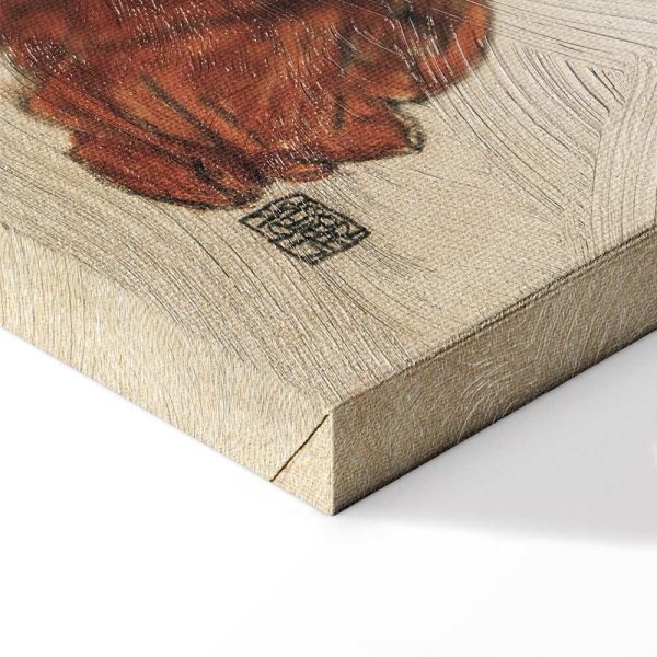 Tableau - Egon Schiele – Liegender Akt mit gelbem Handtuch