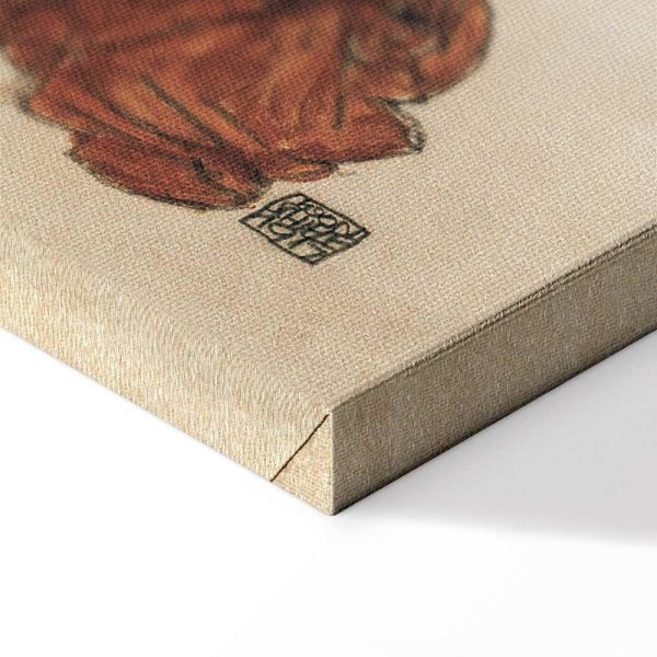 Tableau - Egon Schiele – Liegender Akt mit gelbem Handtuch