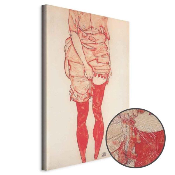 Tableau - Egon Schiele – Standing Woman in Red