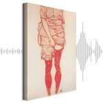 Tableau - Egon Schiele – Standing Woman in Red