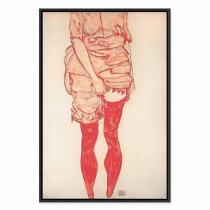 Tableau - Egon Schiele – Standing Woman in Red