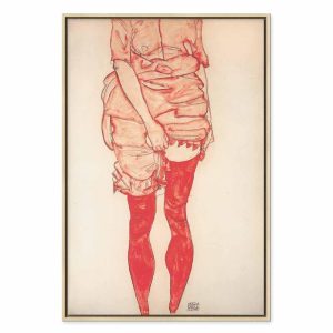 Tableau - Egon Schiele – Standing Woman in Red