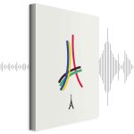 Tableau - Eiffel Tower - Colorful Graphics - Abstraction