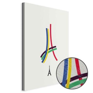 Tableau - Eiffel Tower - Colorful Graphics - Abstraction