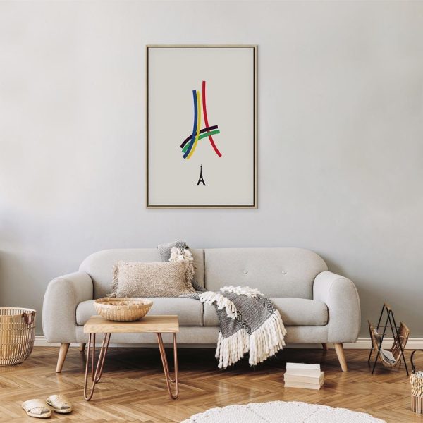 Tableau - Eiffel Tower - Colorful Graphics - Abstraction