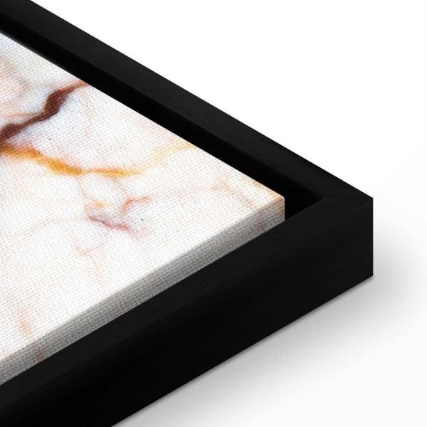 Tableau - Elegance of a Flower (1-part) - Delicate Lily on Marble in Sepia