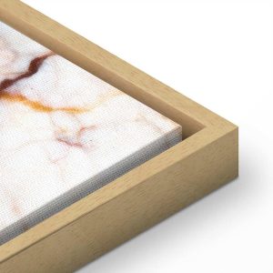 Tableau - Elegance of a Flower (1-part) - Delicate Lily on Marble in Sepia