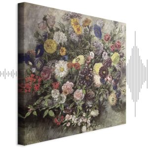 Tableau - Eugène Delacroix – Bouquet of Flowers