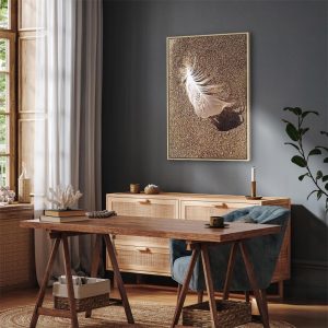 Tableau - Feather on the Sand (1 Part) Vertical