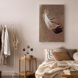 Tableau - Feather on the Sand (1 Part) Vertical