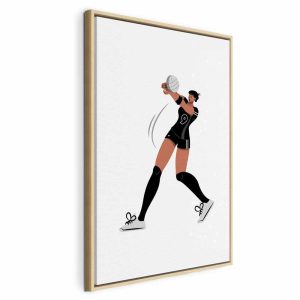 Tableau - Female Volleyball Player Illustration