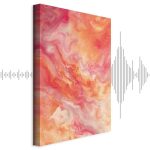 Tableau - Fiery Colors - Dynamic Shapes in Colors of Fire and Pink