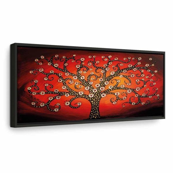 Tableau - Fiery Tree (1 Part) Narrow