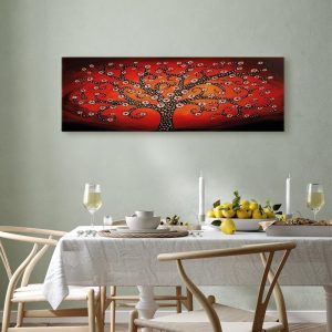 Tableau - Fiery Tree (1 Part) Narrow