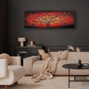 Tableau - Fiery Tree (1 Part) Narrow