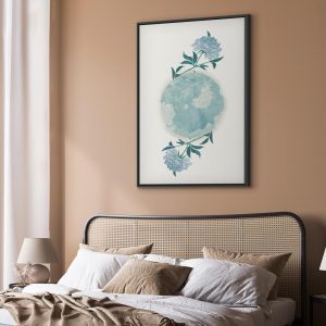 Tableau - Floral Planet (1 Part) Vertical