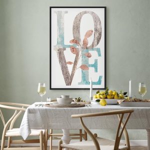 Tableau - Flourishing Letters (1 Part) Vertical