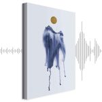 Tableau - Forest in Watercolors (1-part) - Blue Hue Landscape Abstraction