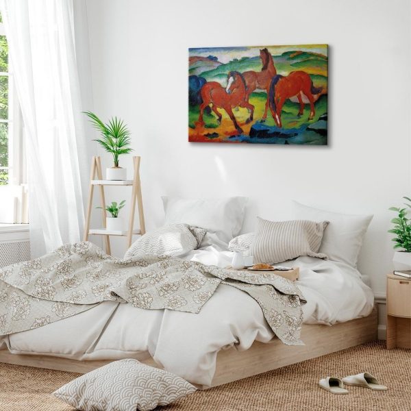 Tableau - Franz Marc – The Red Horses (Grazing Horses IV)