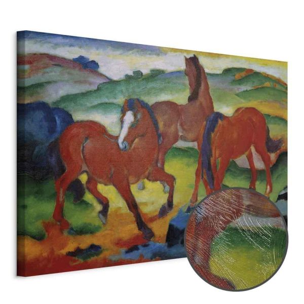 Tableau - Franz Marc – The Red Horses (Grazing Horses IV) Tableau - Franz Marc – The Red Horses (Grazing Horses IV)