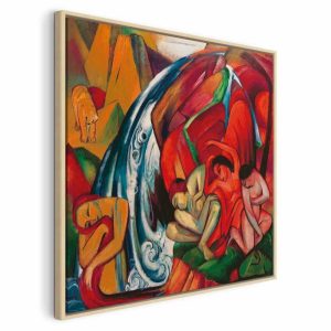 Tableau - Franz Marc – The waterfall (Women under a waterfall)
