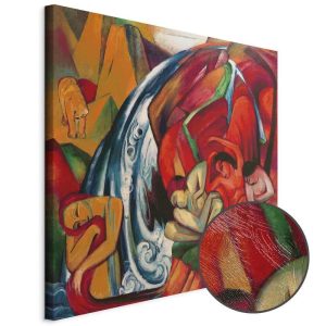 Tableau - Franz Marc – The waterfall (Women under a waterfall)