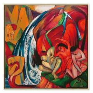 Tableau - Franz Marc – The waterfall (Women under a waterfall)