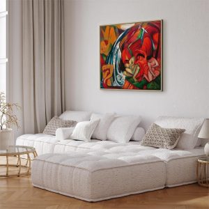 Tableau - Franz Marc – The waterfall (Women under a waterfall)