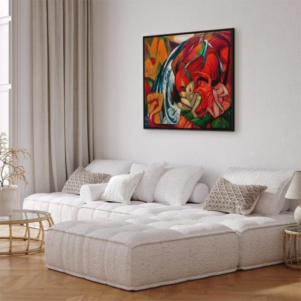 Tableau - Franz Marc – The waterfall (Women under a waterfall)