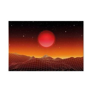 Tableau - Futuristic landscape (1 Part) Wide
