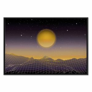 Tableau - Futuristic landscape 3 (1 Part) Wide