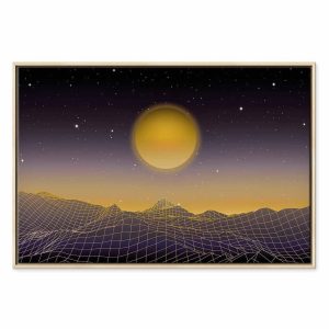 Tableau - Futuristic landscape 3 (1 Part) Wide